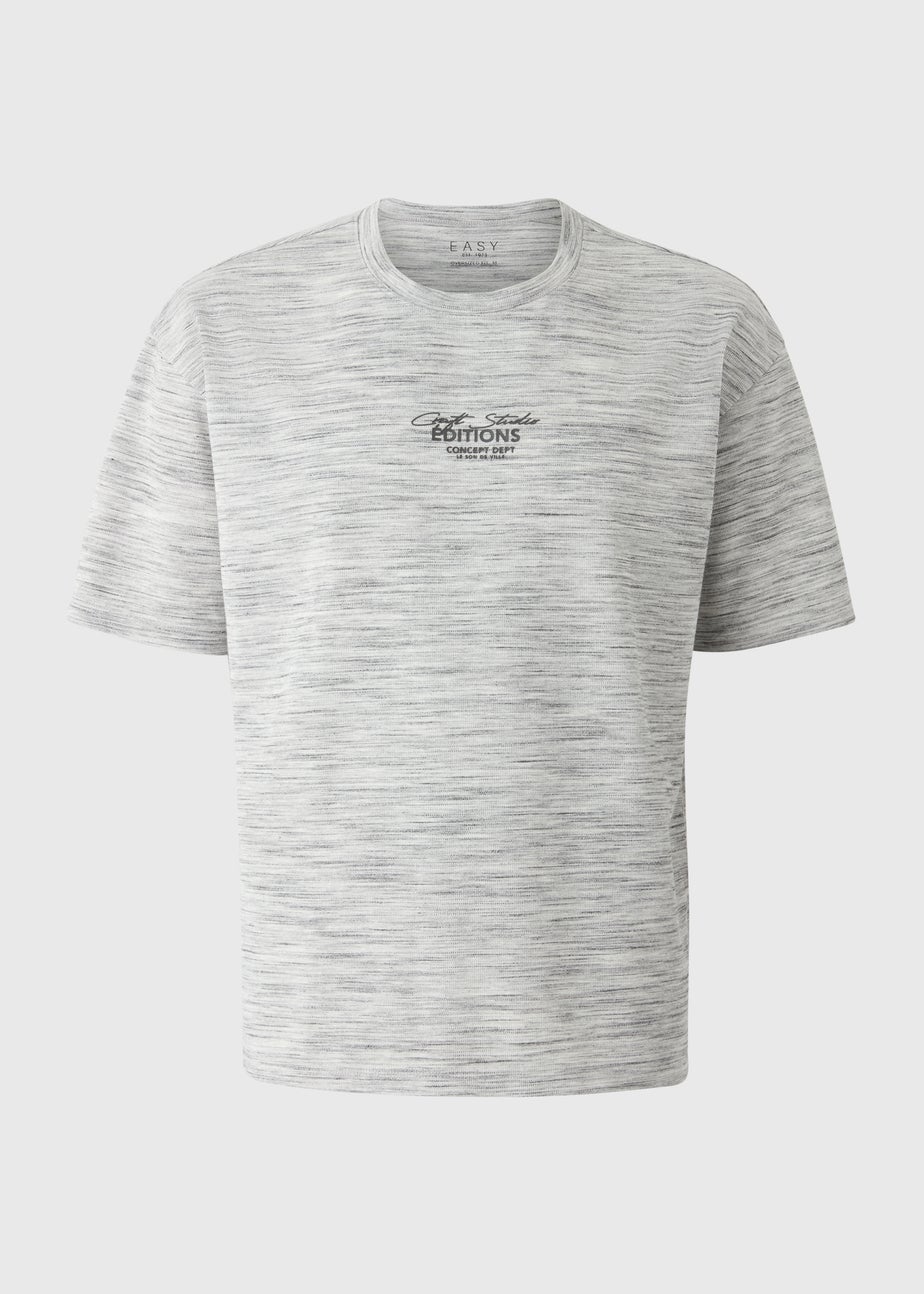 Grey Editions Texture Printed T-Shirt