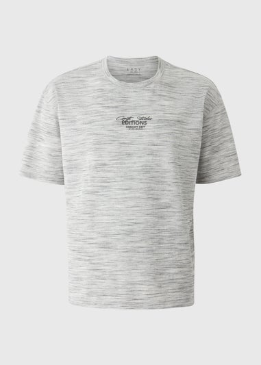 Grey Editions Texture Printed T-Shirt