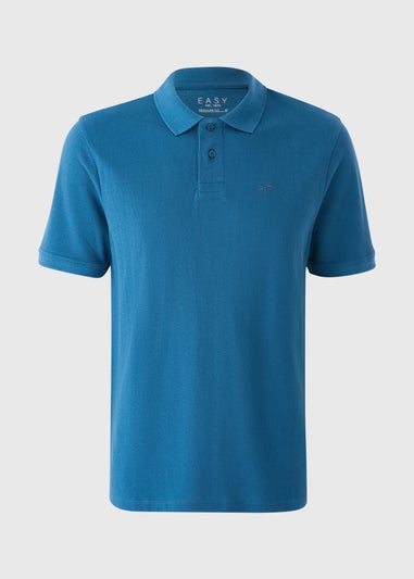 Dark Blue Plain Polo Shirt