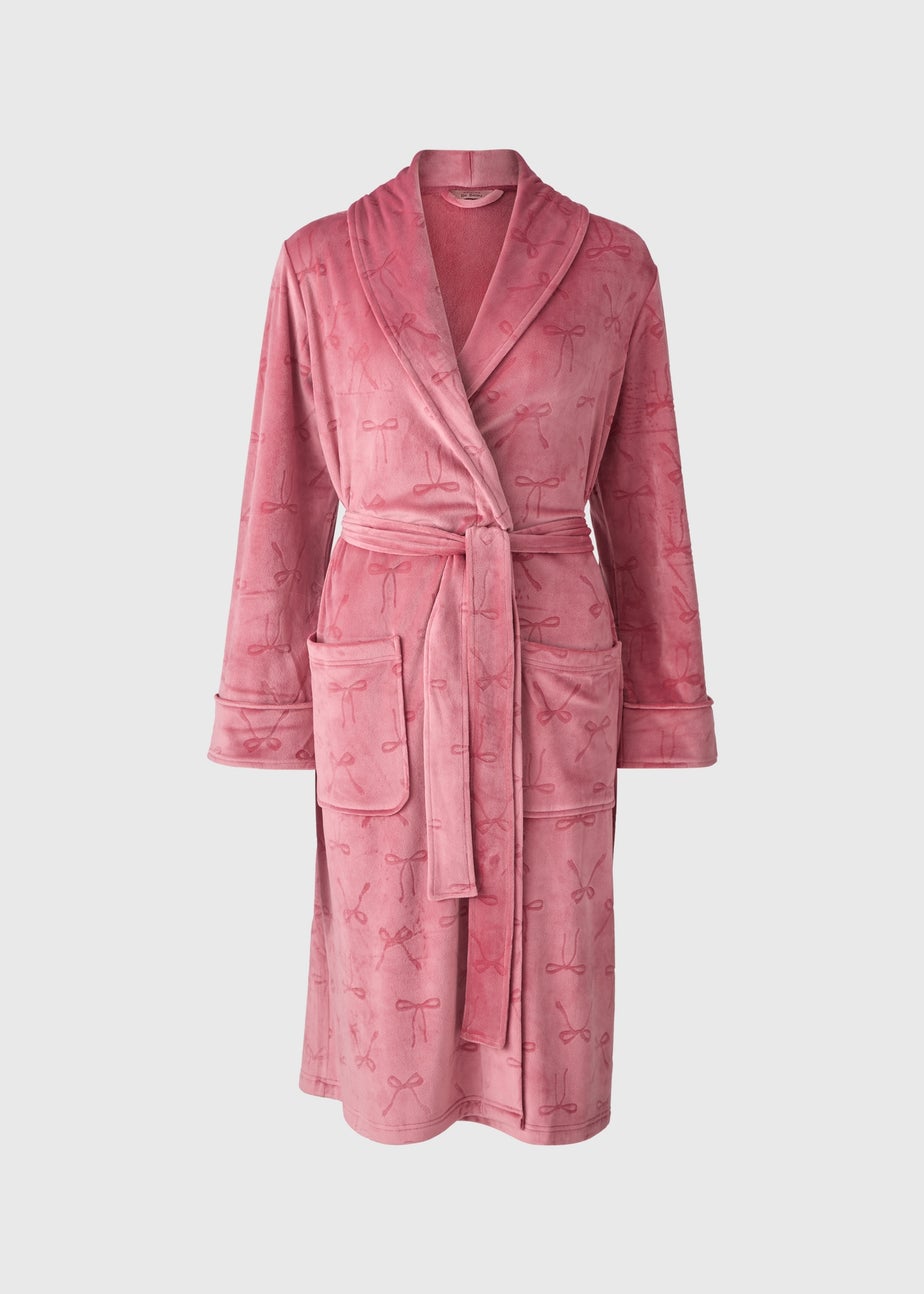 Pink Bow Dressing Gown