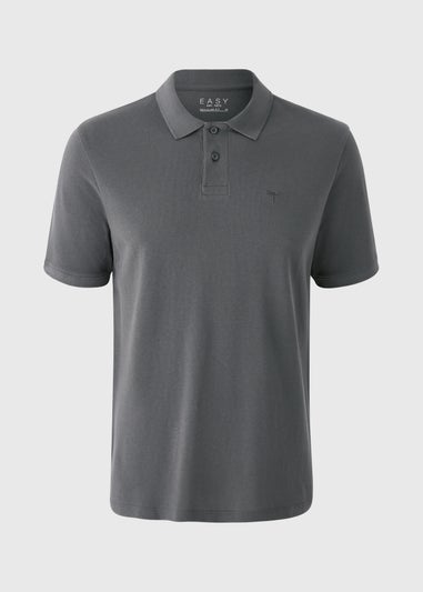 Charcoal Solid Polo Shirt