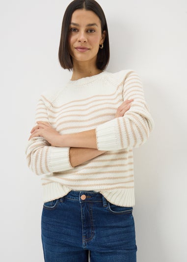 Cream Stripe Jumper