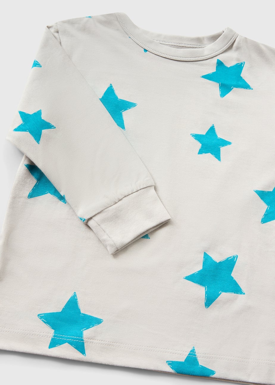 3 Pack Boys Blue Star Pyjama Set (1-13yrs)