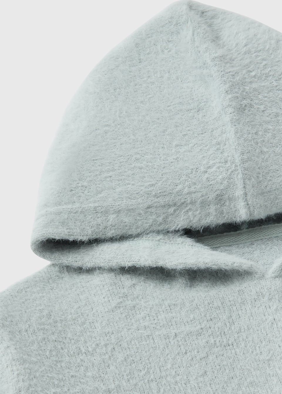 Girls Teal Fluffy Snit Hoodie & Trouser Set (7-15yrs)