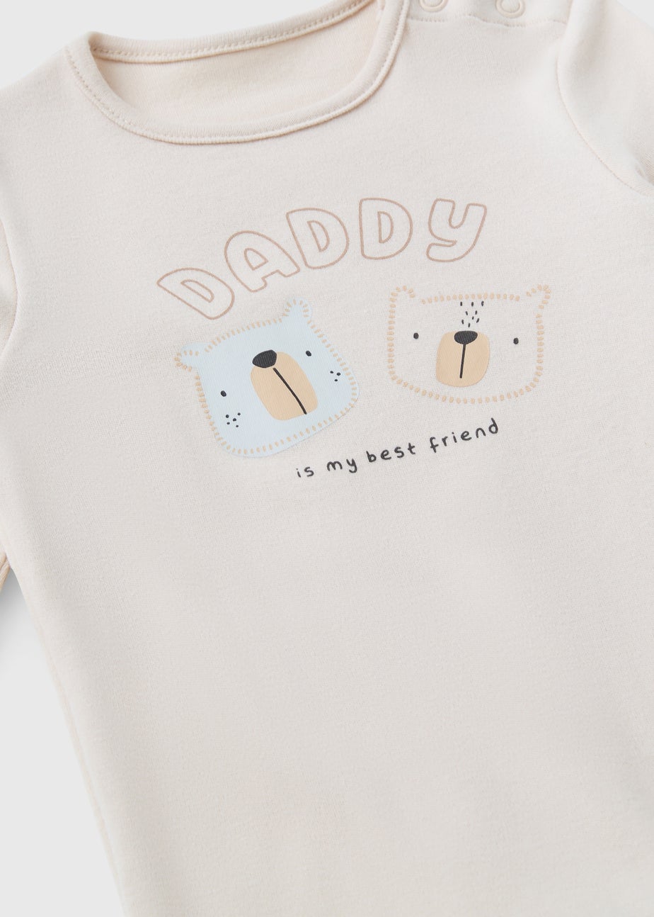 Baby Daddy Bear Sleepsuit (Newborn–18mths)