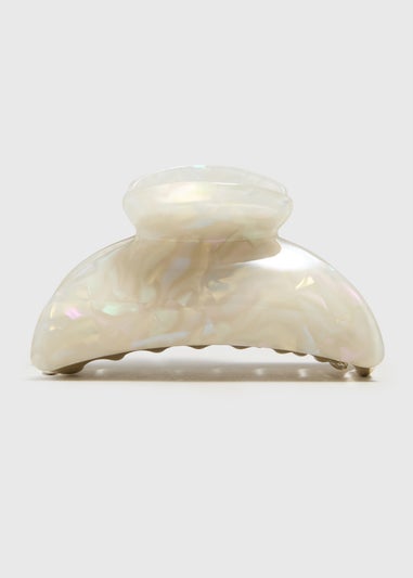 White Resin Hair Clamp