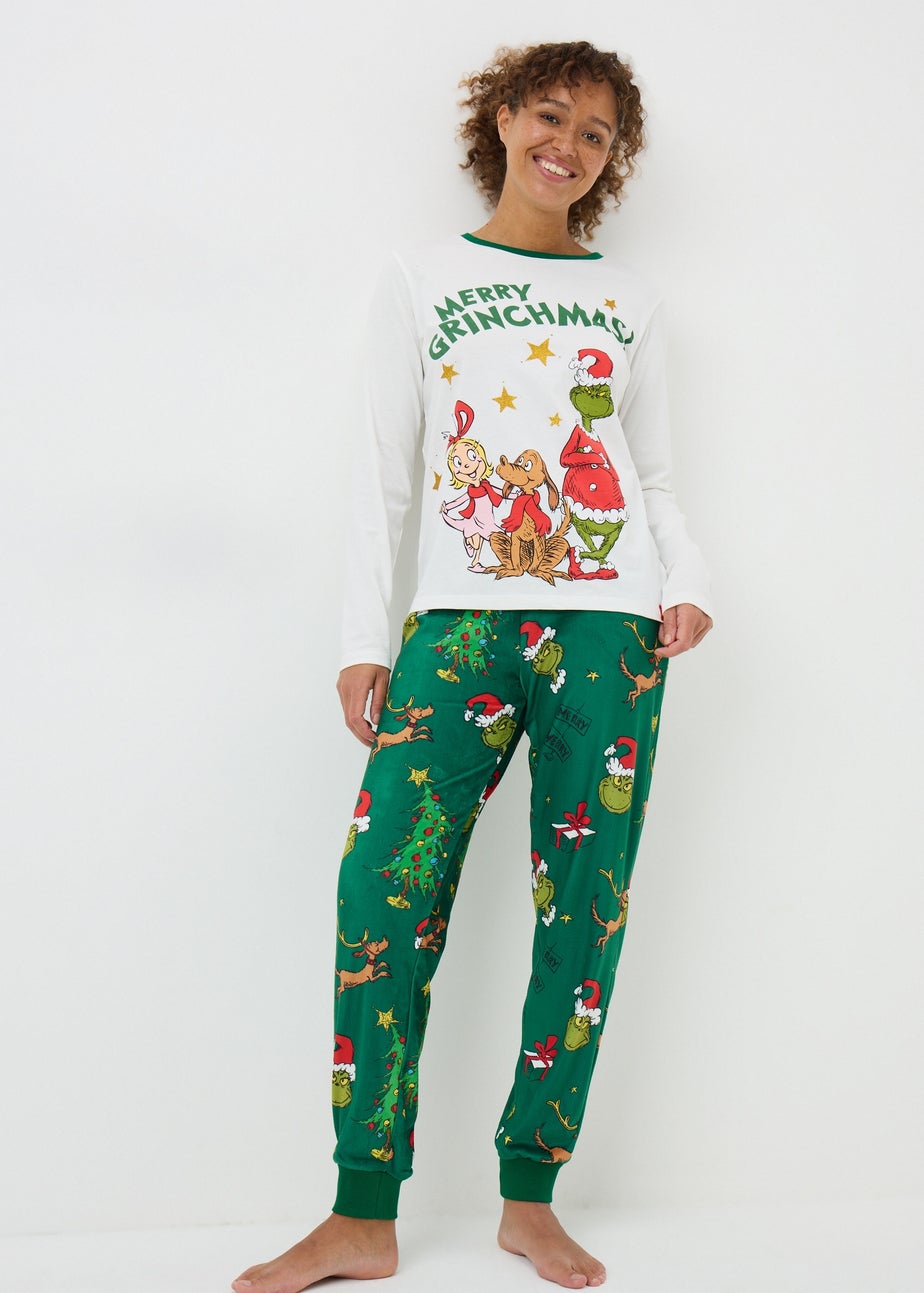 Green Grinch Family Pyjama Set