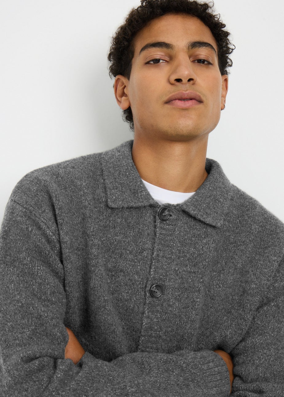 Cosy Charcoal Cardigan