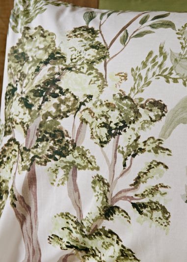 Green Woodland Toile Duvet Set