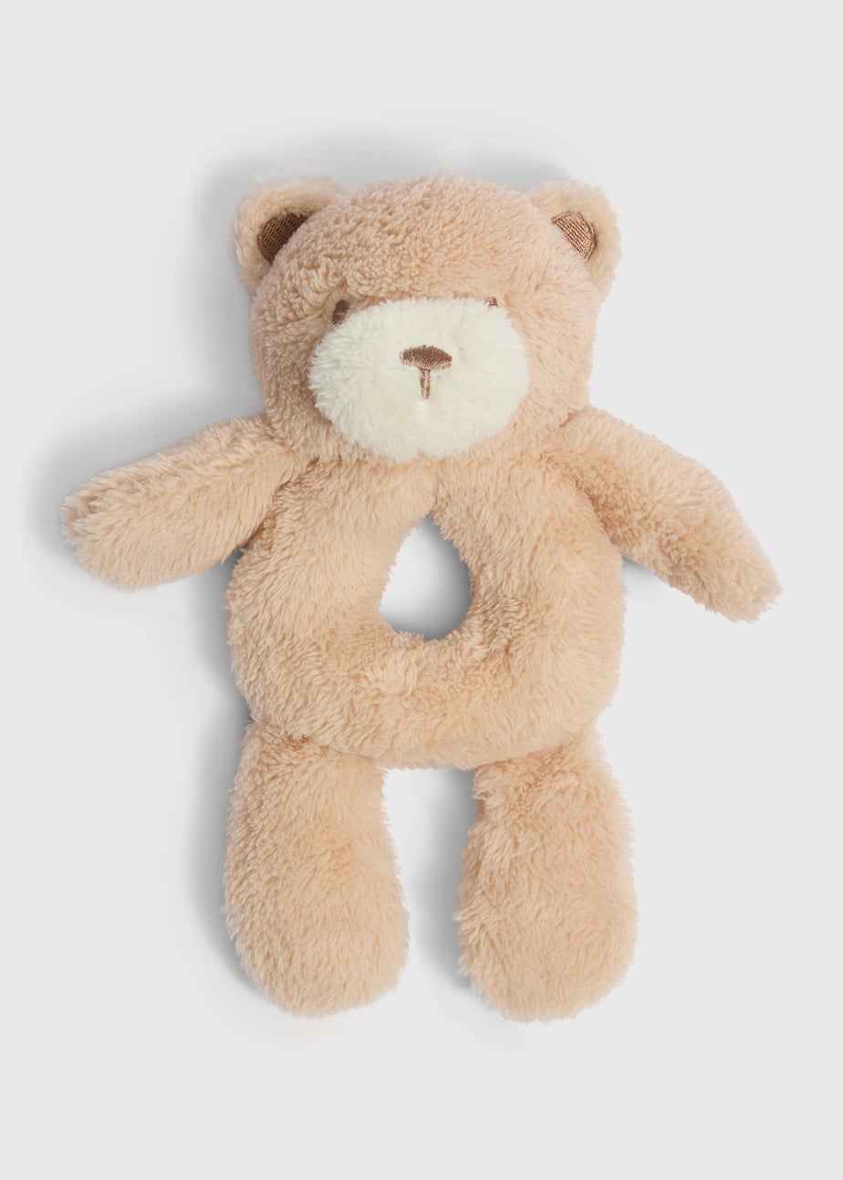 Beige Bear Rattle