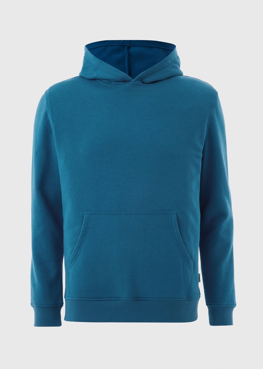Blue Pull On Hoodie