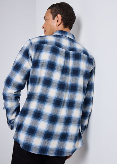 Blue Check Flannel Shirt