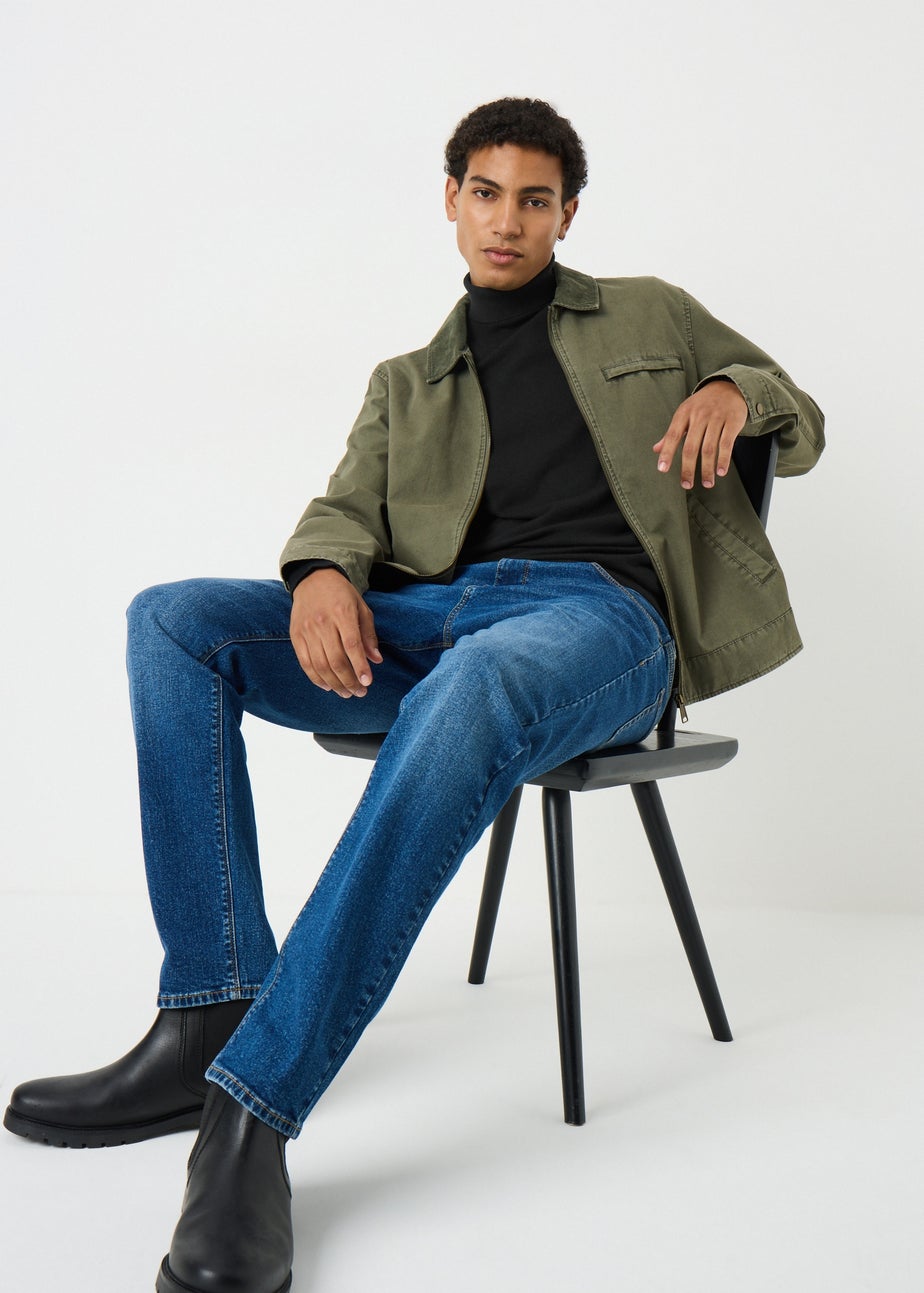 Black Roll Neck Jumper