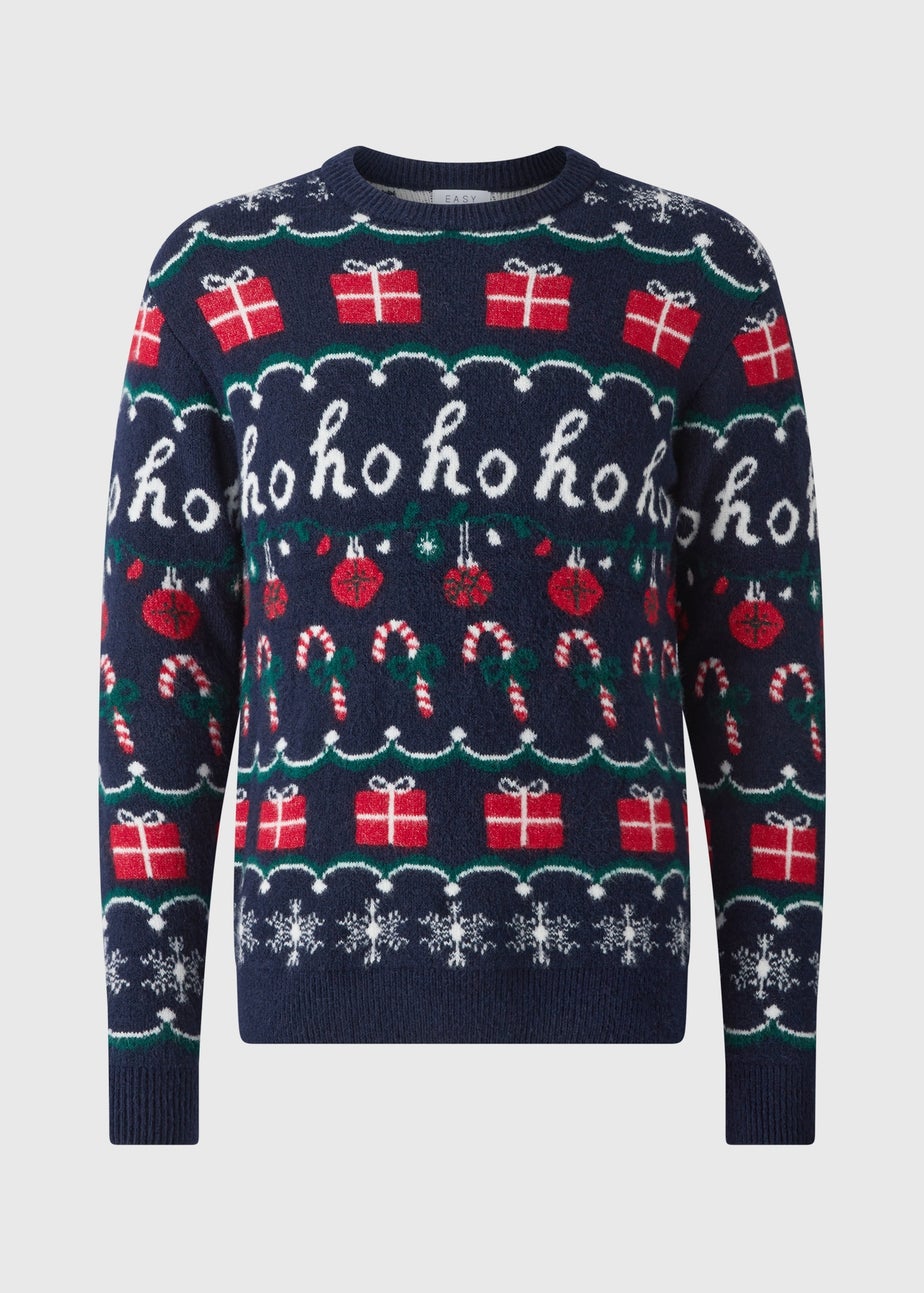Navy Fairisle Christmas Jumper