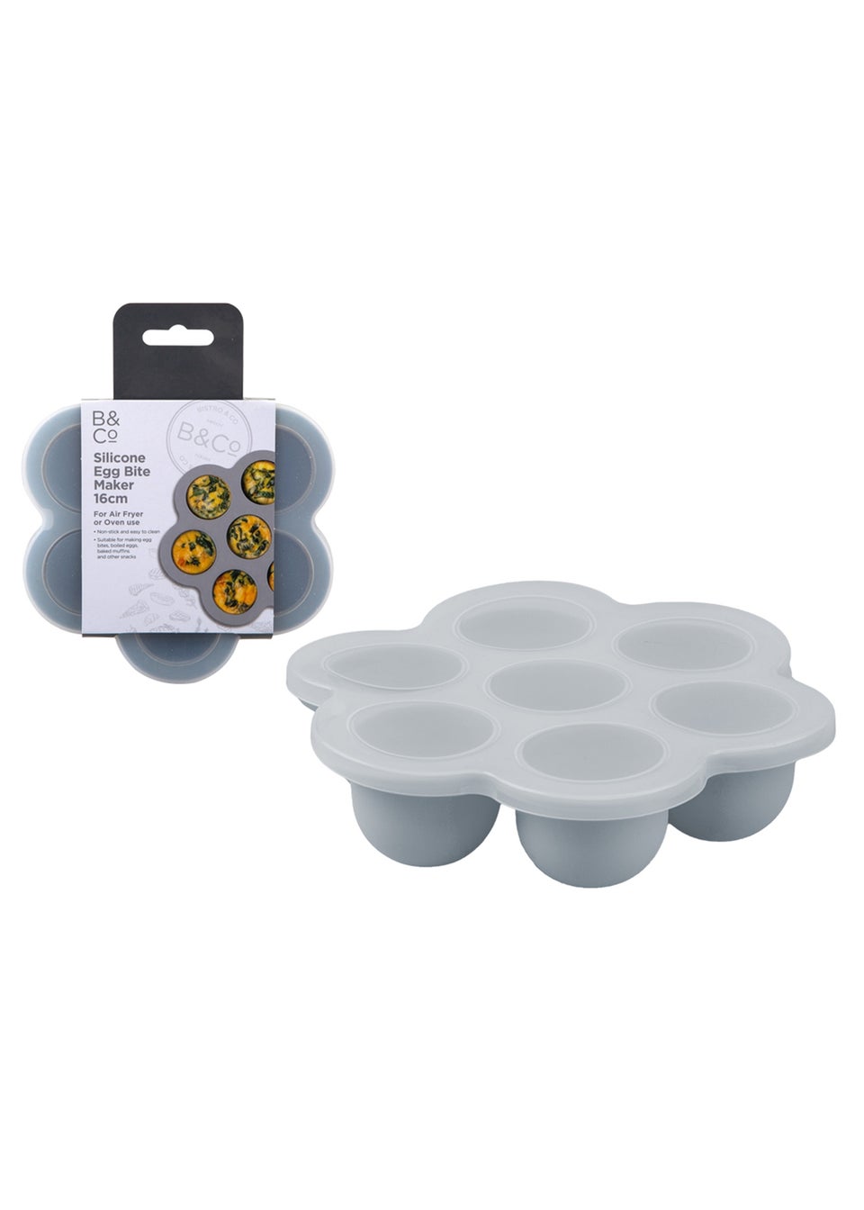 B&Co Air Fryer Silicone Egg Bite Maker