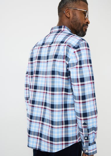 Lincoln Blue Long Sleeve Oxford Shirt