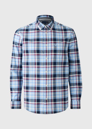 Lincoln Blue Long Sleeve Oxford Shirt