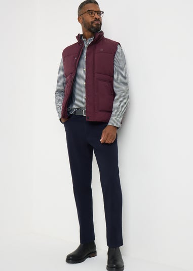 Lincoln Navy Oxford Gingham Shirt