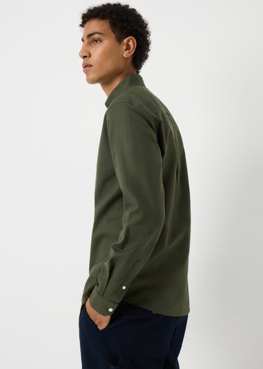 Khaki Oxford Plain Shirt