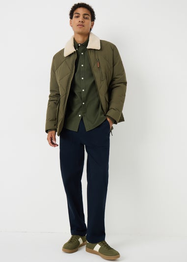 Khaki Oxford Plain Shirt