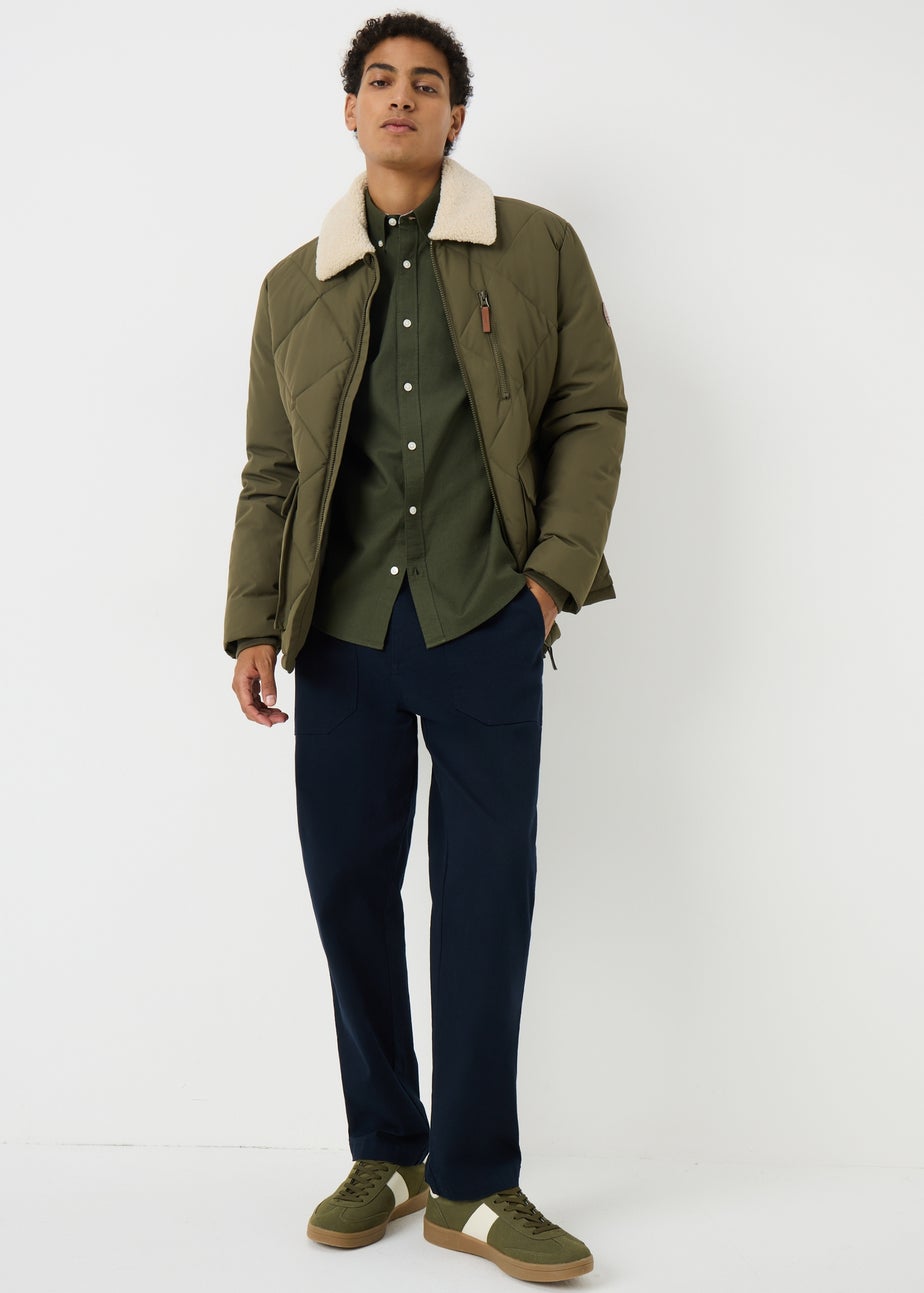 Khaki Oxford Plain Shirt