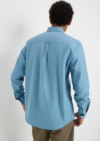 Blue Oxford Plain Shirt