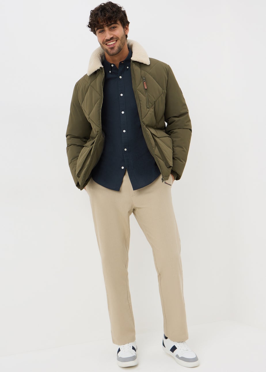 Navy Long Sleeve Oxford Shirt