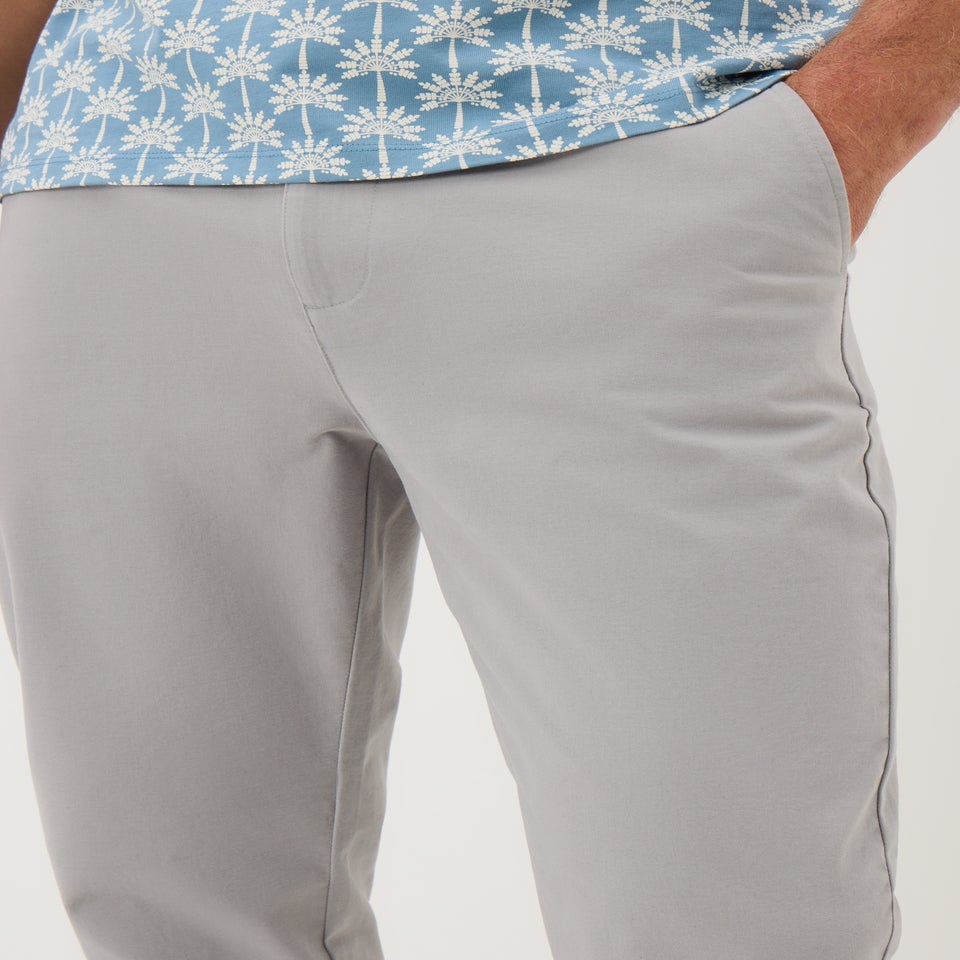 Grey Flex Chinos