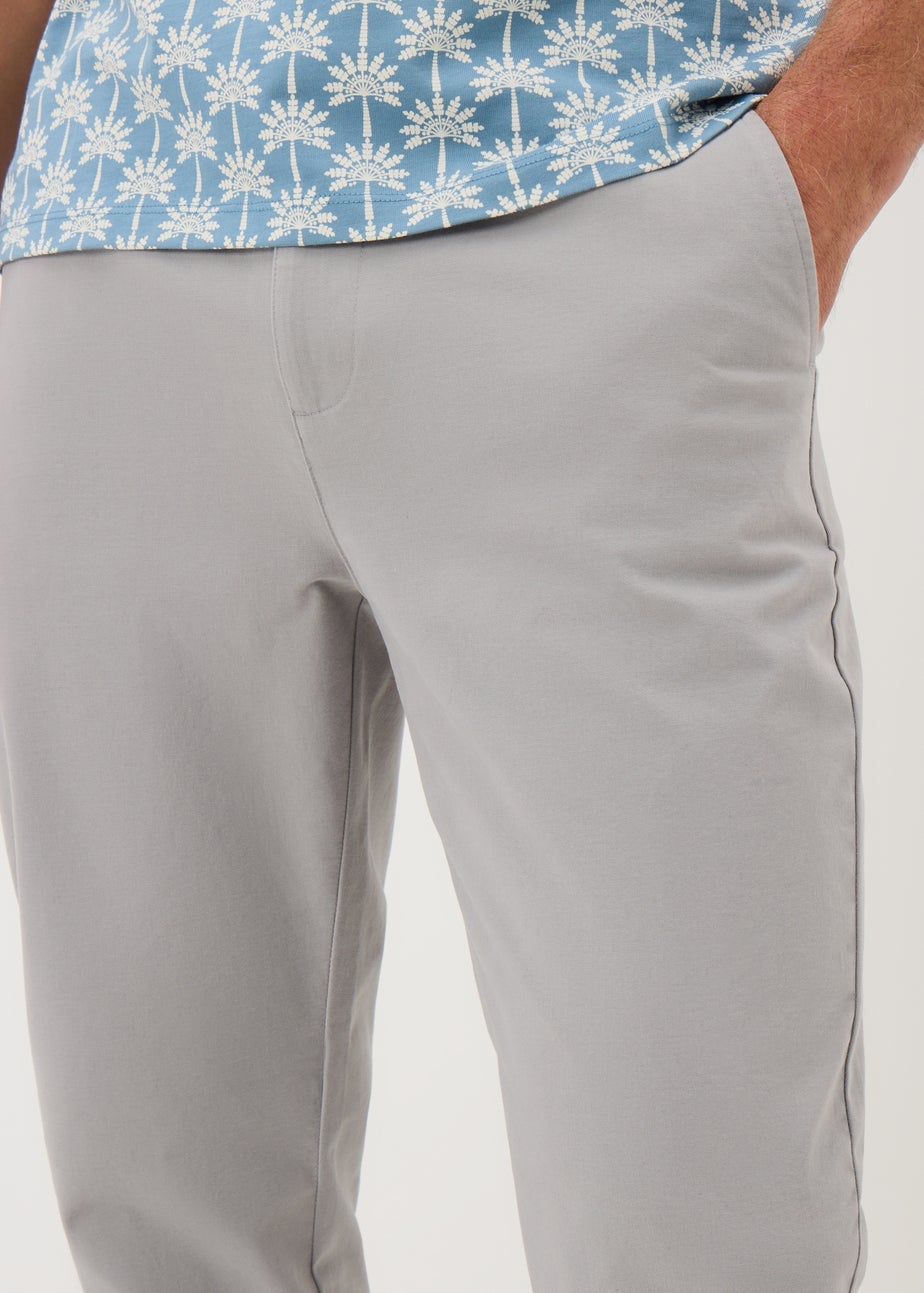 Grey Flex Chinos