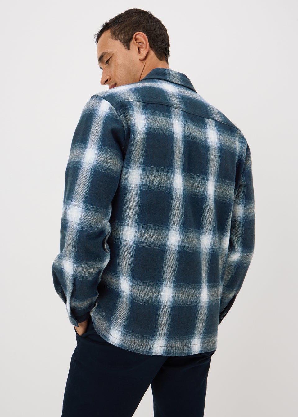 Blue Check Overshirt
