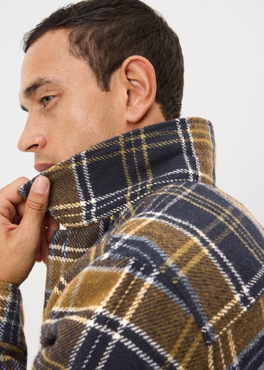 Brown Check Shacket