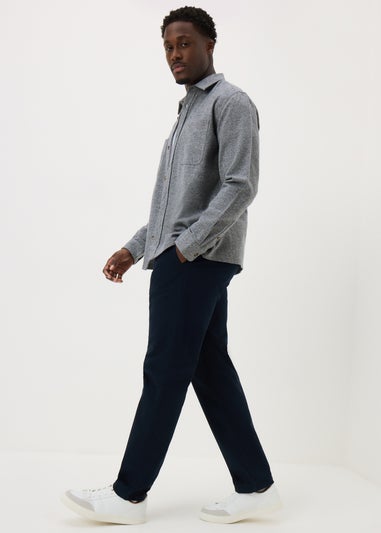 Blue Smart Grindle Shacket