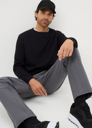 Grey Belted Trek Trousers