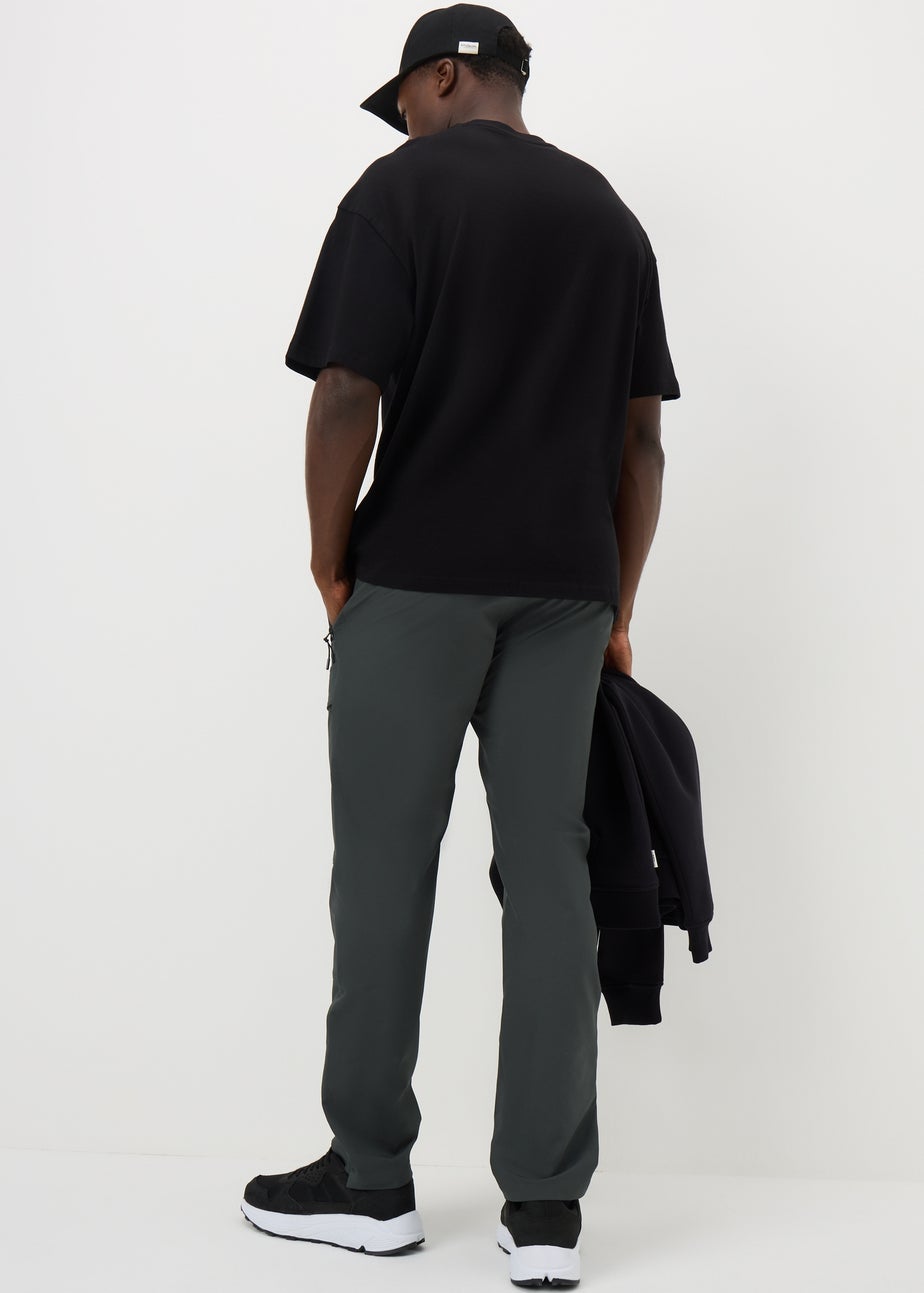 Dark Green Belted Trek Trousers