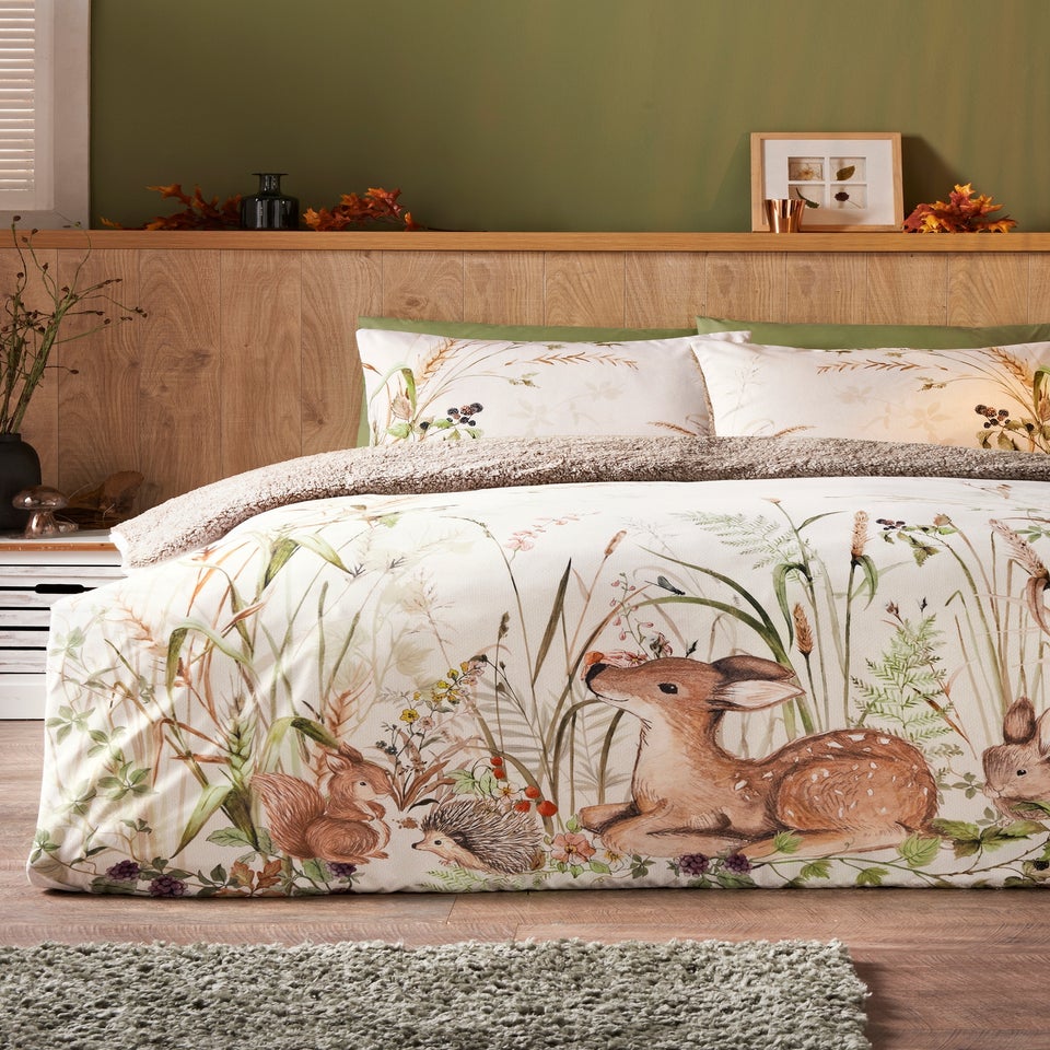 Green Fawn Duvet Set