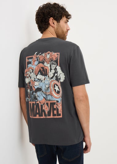 Marvel Charcoal Washed T-Shirt