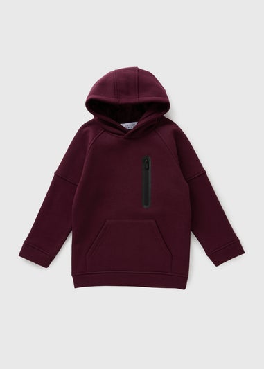 Boys Burgundy Co Ord Hoodie (7-15yrs)