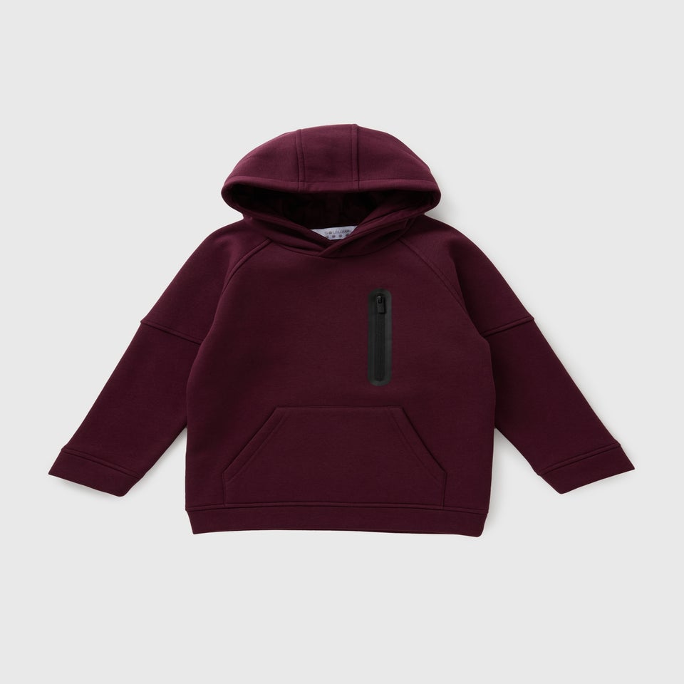 Boys Burgundy Co Ord Hoodie (7-15yrs)