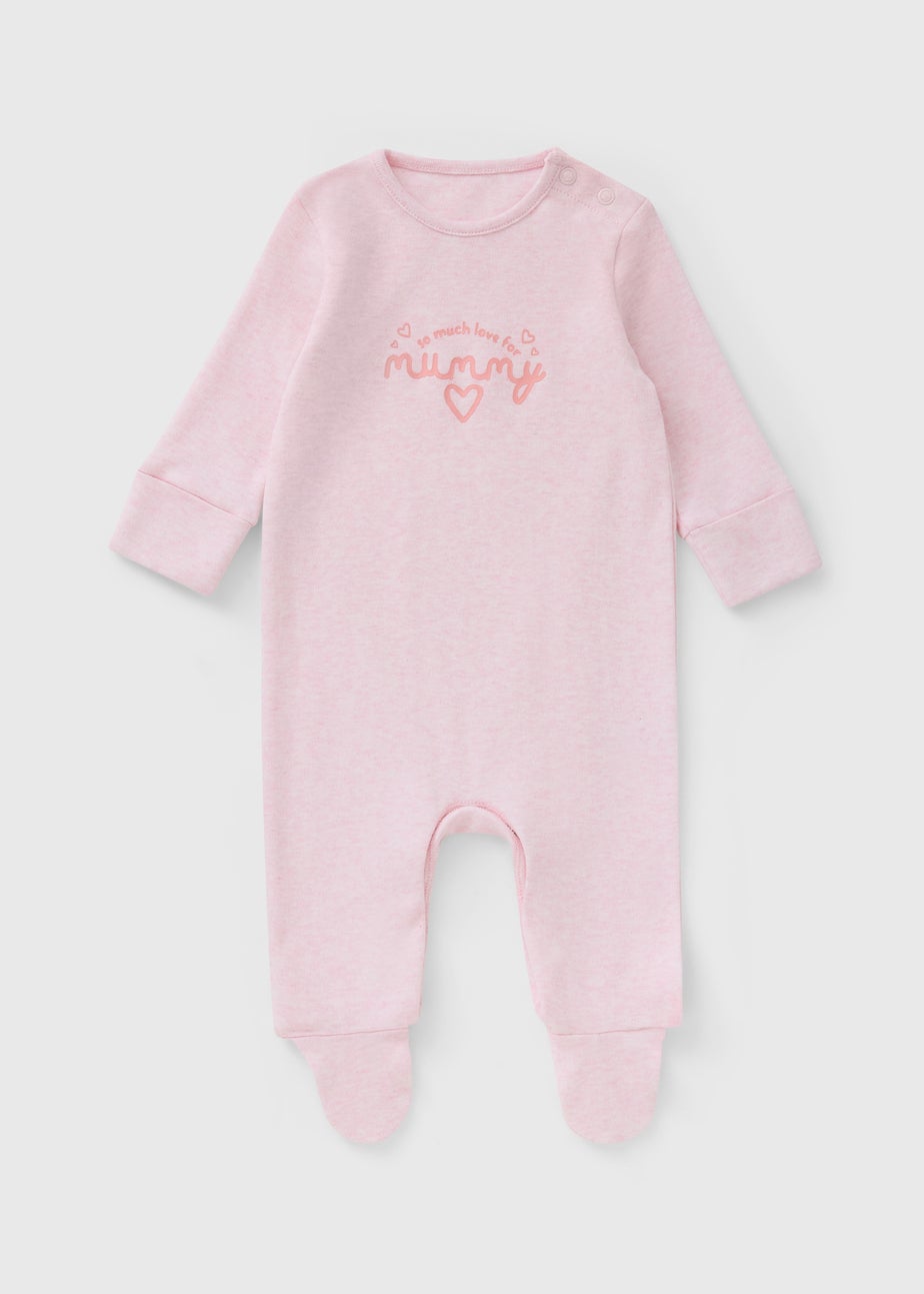 Baby Pink Daddy's Girl Sleepsuit (Newborn-18mths)