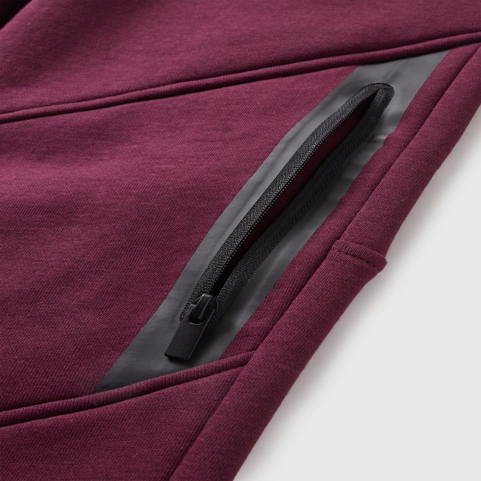 Boys Burgundy Sports Jogging Bottoms (7-15yrs)