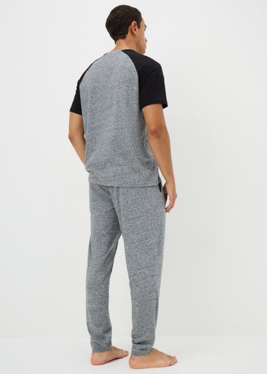 Grey Raglan Pyjama Set