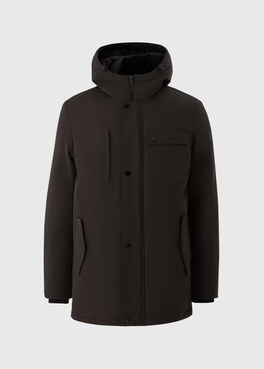 Khaki Double Layer Parka Coat