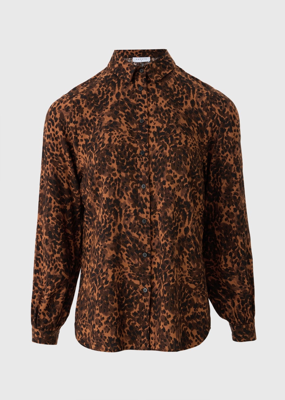Brown Leopard Shirt