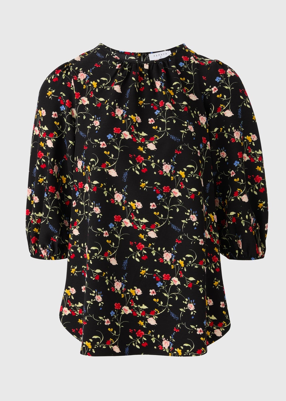 Multicolour Ditsy Floral Blouse