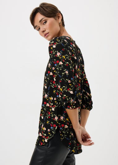 Multicolour Ditsy Floral Blouse
