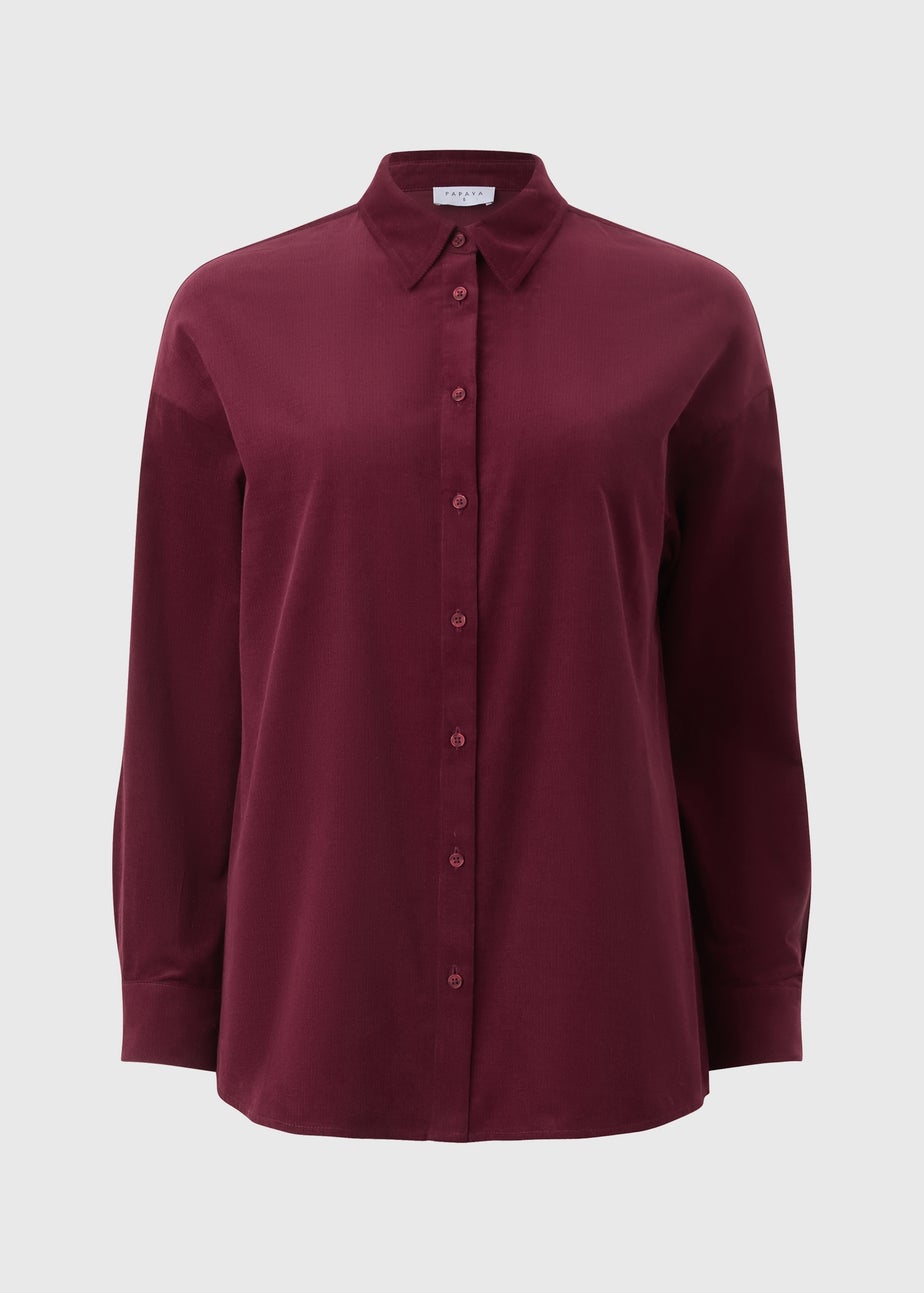Burgundy Cord Shirt