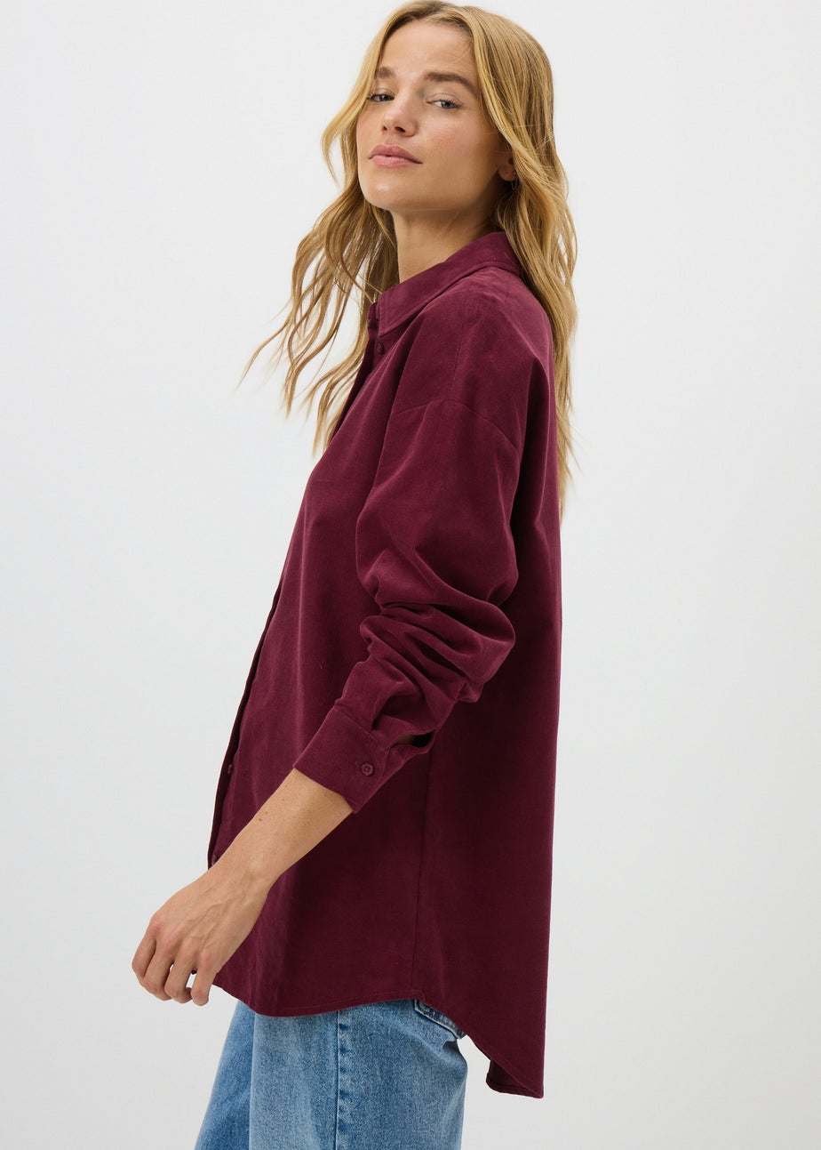 Burgundy Cord Shirt