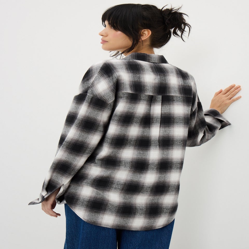 Monochrome Check Shirt