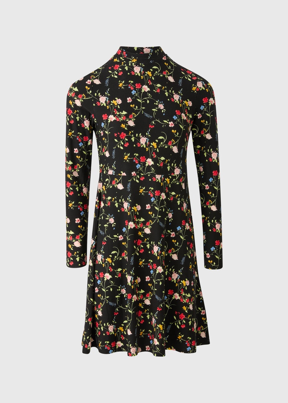 Multicolour Ditsy Floral Supersoft Mini Dress