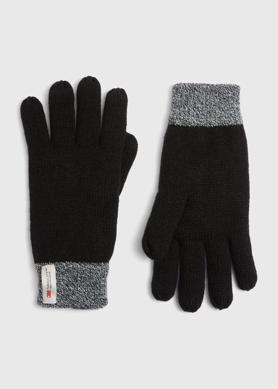 Black Thinsulate Gloves